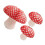 3Pcs Mushroom Shape 3D Hanging Lanterns For Scene Layout Decor 6