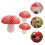 3Pcs Mushroom Shape 3D Hanging Lanterns For Scene Layout Decor 7