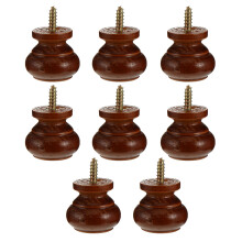 Raindrops  8 Pcs Cabinet Door Solid Wood Handle Stylish Single-Hole