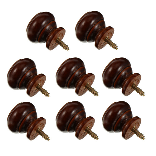 Raindrops  8 Pcs Cabinet Door Solid Wood Handle Stylish Single-Hole 2