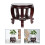 Base in Legno Stabile Per Decorazione 7