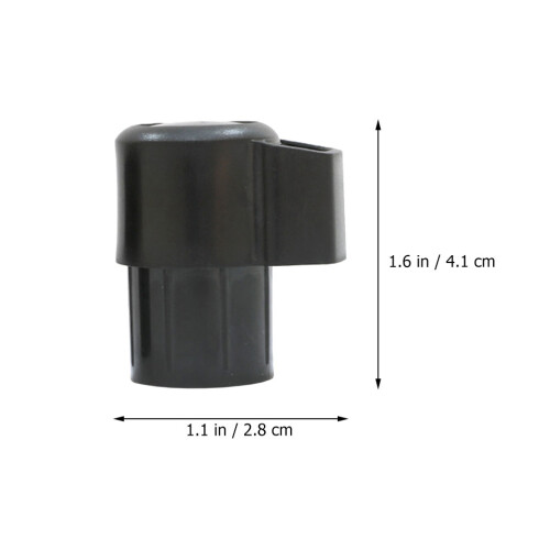 1Pièces Bouchon Saxophone Noir ABS Solide Protection Instrument 1