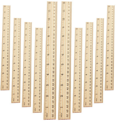 20Pcs Trälinjaler Multifunktionella Målerlinjaler