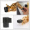 1Pièces Bouchon Saxophone Noir ABS Solide Protection Instrument 10