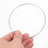 30Pcs Dream Catcher Ring Vävning Metal Circles 9