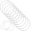 30Pcs Dream Catcher Ring Vävning Metal Circles 5