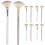 10Pcs Fläkformade Makeuppenslar För Kosmetikapulver 3