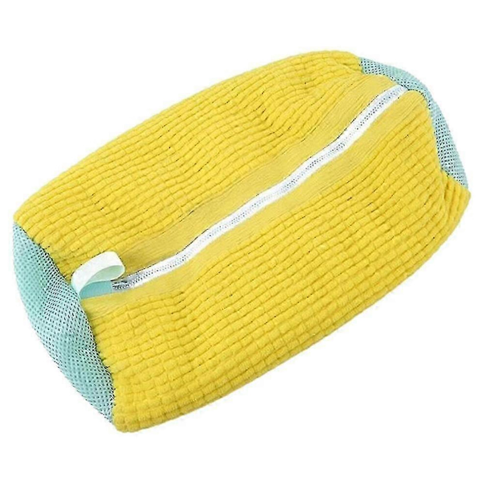 Kikidex (As Show, One Size) Washing Shoes Bag Cotton Laundry Net Fibers Easily Remove Dirt Washing Bags Anti-Deformation Shoes