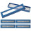 5Pcs Durable Paper Pen Gift Boxes Blue Pen Container with Clear Window 2