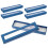 5Pcs Durable Paper Pen Gift Boxes Blue Pen Container with Clear Window 9