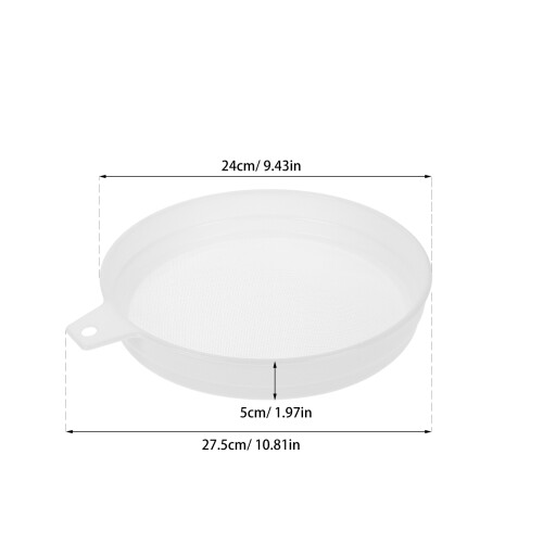 2Pcs Honungsfilter Av Nylonmask, Sked För Sojamelk, , Yogurt 1