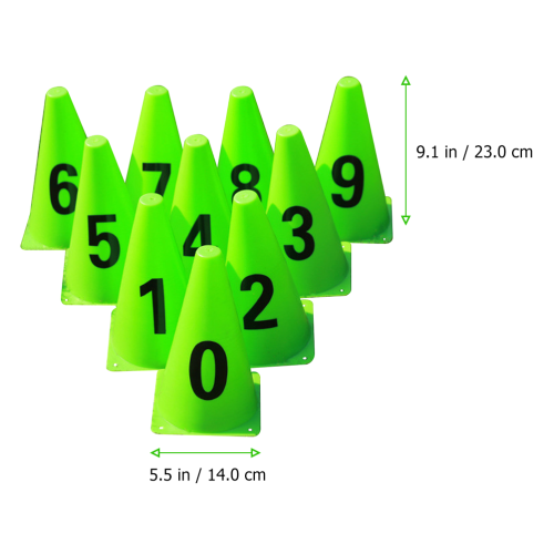 1 set buitenvoetbaltraining markeringsemmers met logo 2