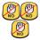 3Pcs Hundcollar Etiketter, Egendesignade Djuridentifiering Varning 6