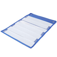 Transparent Fickdiagram Hängpåse 7-Lagers Magnetisk Whiteboard Pouch
