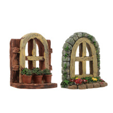 2St Vissenbak Ornament Kunststof Miniatuur Landschap DIY