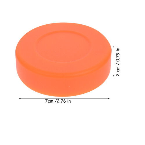 3 Stycken Hockeypuckar För (Orange) 1