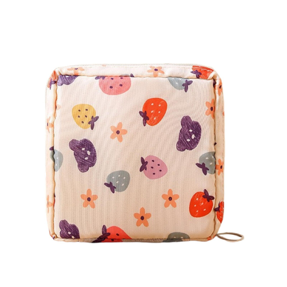 Discreet Pad Pouch Sanitary Pad Bag Menstrual Cup Holder Compact Feminine Hygiene Organizer For Liners Pads Tampons