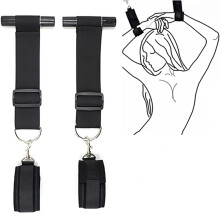 Sex Strap Over The Door Handcuff Restraint System Wrist Bondage Straps For Couples