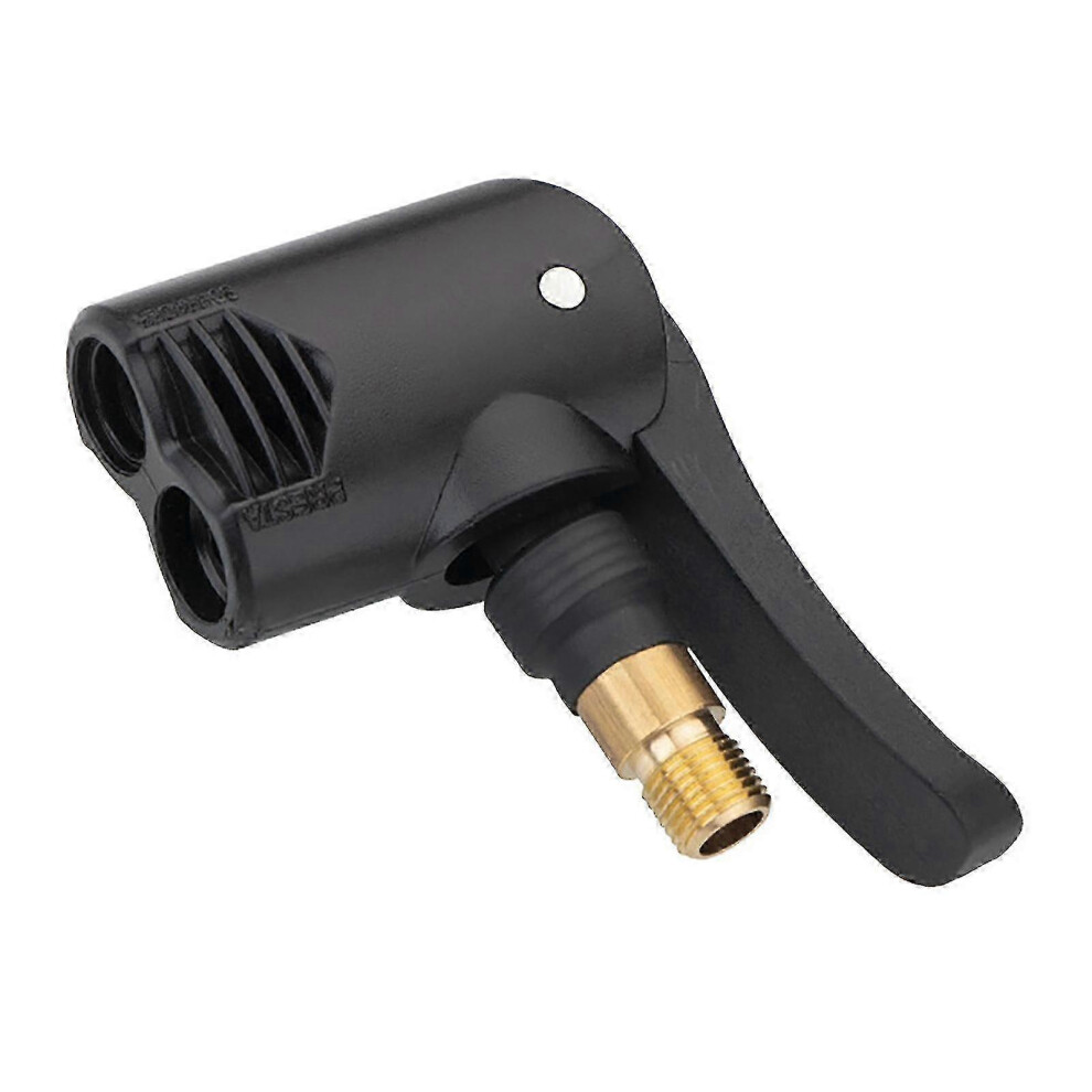 Kikidex (As Show, A) Inflator Pump Head Direct Replacement 2 In 1 Presta Schrader Compatible Car Tyre Inflator Connector For Bicycle -Sy