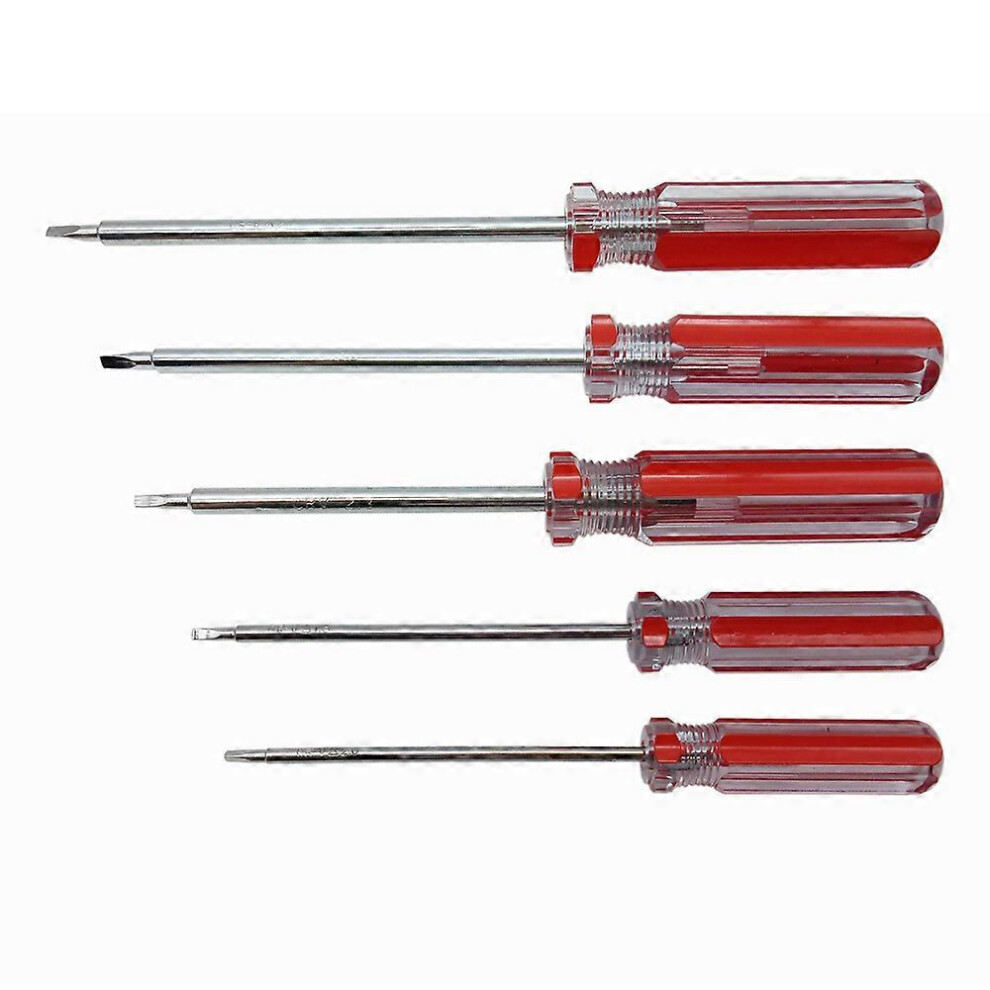 Kikidex (As Show, One Size) 5Pcs Triangle Head Magnetic Screwdriver 1.8Mm 2.0Mm 2.3Mm 2.7Mm 3.0Mm Triangular Screw Screwdriver Tool Kit For Toy Battery Fixing