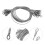 20Pcs Säkerhetskabel Rostfritt Lanyard Tether 3