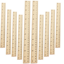 20Pcs Trälinjaler Multifunktions Måttstock Målband