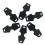 200 Pcs/Set Vikbara Pappershalsband Och -Armband 8