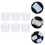6Pcs Silikonmuggtäcke, Halkfritt Ställ, Keramik, Vit 5