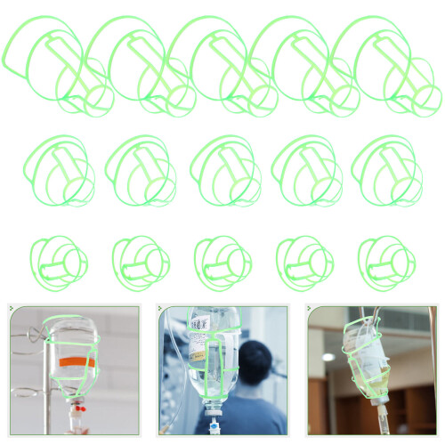 15Pcs Infusionsnät Med Hängare För Flaskskydd Natriumkloridlösning 2