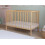 Asher Cot Bed 120x60cm with Mattress (Natural Pine) 6