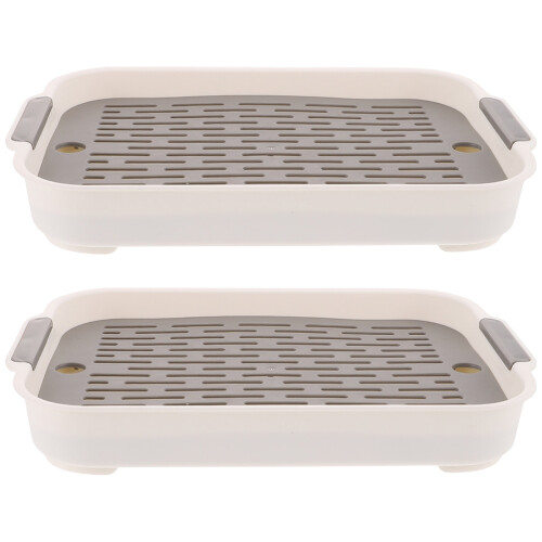 2 Stycken Fyrkantig Bunny Litter Box För