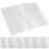 10Pcs Transparent Bokfodral Breddjusterbart Skyddsomslag 4