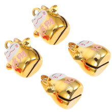 4St Lyckokatts Cat Diy Dekoaccessoar Guld Modell