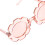 1 Styck Transparent Ram Solglasögon För Barn (Transparent Rosa) 9