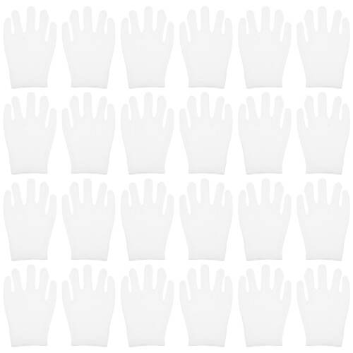 12 Paren Katoenen Wasbare Handschoenen Met Elastiek
