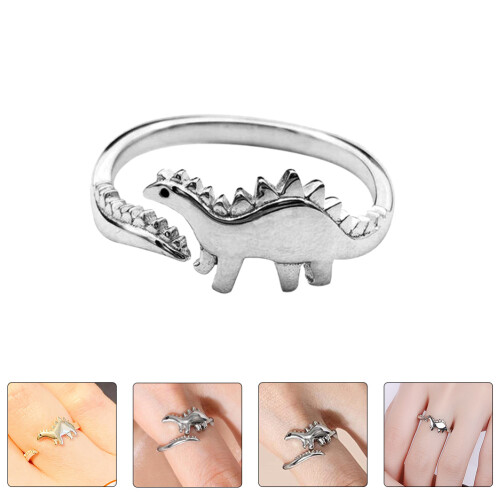 1 Stycke Legeering Dinosaurie Ring Stilfull Fingeraccessoar 2