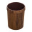 1Pc Light Brown Plastic Retro Trash Can for Home Kitchen Living Room 1
