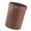 1Pc Light Brown Plastic Retro Trash Can for Home Kitchen Living Room 3