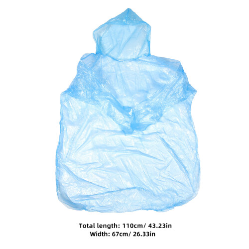 20St Engångs Regnponcho För Camping 2