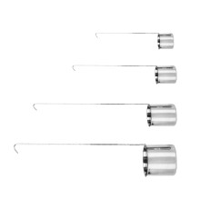 4Pcs Rostfritt Mixningsmått Flerfunktionsslev För Hembar