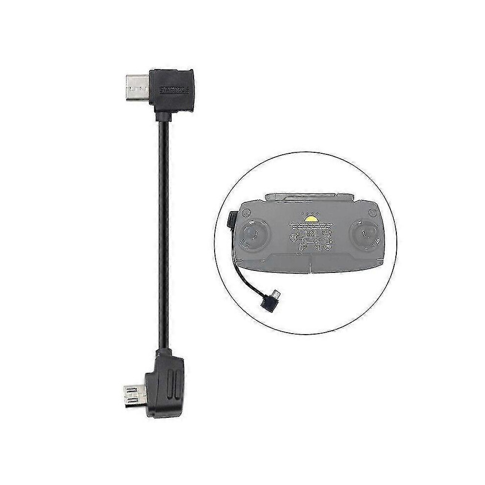 Kikidex (As Show, One Size) Startrc For Dji Mavic Mini/Mavic Pro/Mavic Air/Spark Remote Control Type-C Cable Data Cord