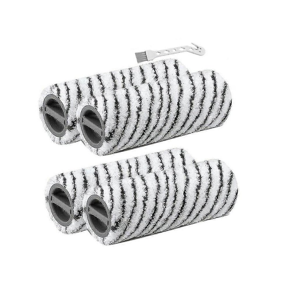 Kikidex (As Show, One Size) 4Pcs Stone Roller Brush For Fc7 Fc7 Premium Fc5 Fc5 Premium Fc3 Cordless Floor Cleaner Parts