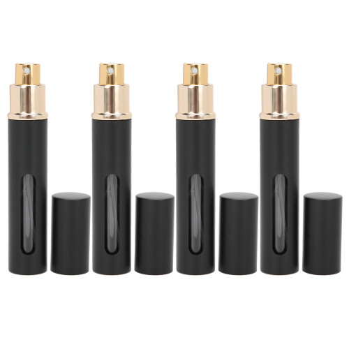4 Stück 10 ml Parfümflasche, tragbares Glas, leer, 1
