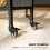 Homcom HOMCOM Mobile Drop Leaf Dining Table on Wheels with Storage Shelf Grey 6