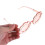 1 Styck Transparent Ram Solglasögon För Barn Transparent Rosa 4