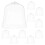 10Pcs Transparent Plastväxtskydd Dome För Trädgårdsväxter Skyddsdome 9