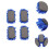 4St Mikrofiber Whiteboard Radergummi Tvättbart Bräderadergummi 3