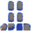 4St Mikrofiber Whiteboard Radergummi Tvättbart Bräderadergummi 5