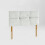 (Single Silver)3ft Plush Velvet Lined & Buttoned Headboard 1