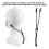 3 Stycken Flexibla Avtagbara Elastiska Maskvidgare Standardmaskband 7